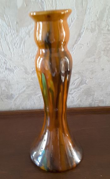 Bougeoir en céramique émaillée