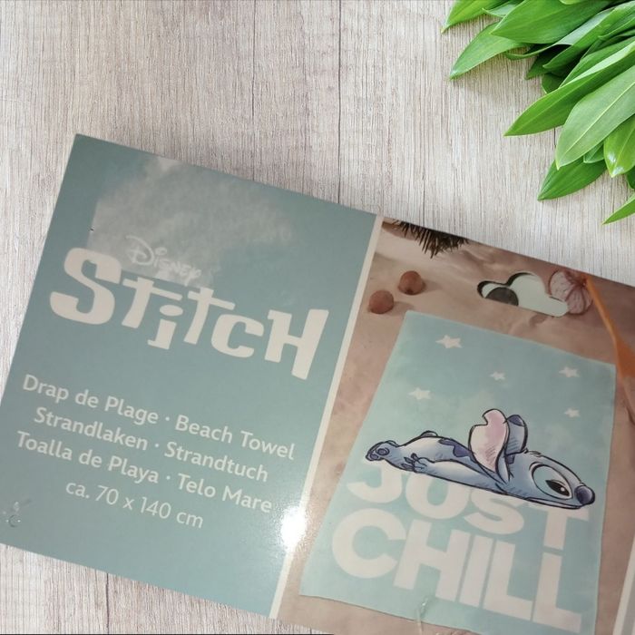 Serviette drap de plage stitch disney - photo numéro 4