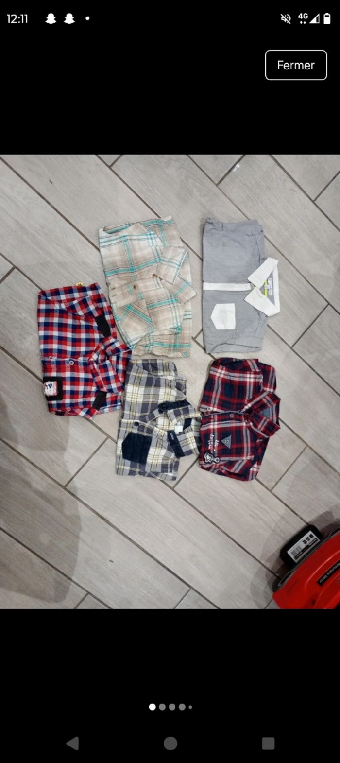 Lot chemise 18 mois