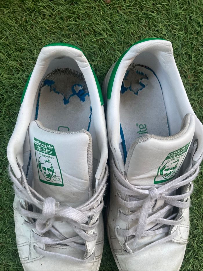 Stan Smith Adidas 37 1/3 blanches à lacets - photo numéro 6