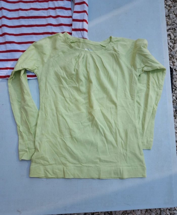 Lot 2 tshirts manches longues pull Tex 5-6 ans - photo numéro 3