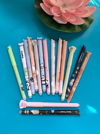 Stylo rigolo Gel effaçable animaux 🐨