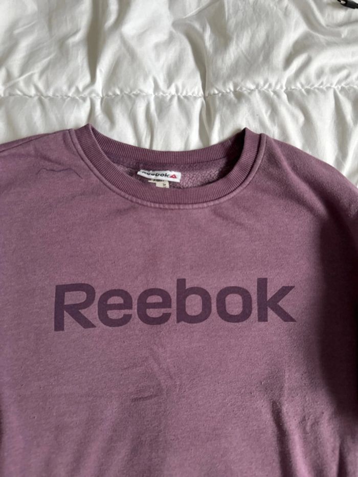 Sweat femme Reebok violet - Taille estimée S - photo numéro 2