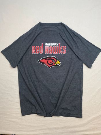 T-shirt imprimé sport USA, homme, été, Red Hawks M