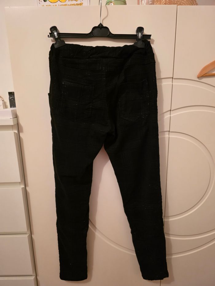 Pantalon stretch noir - photo numéro 2