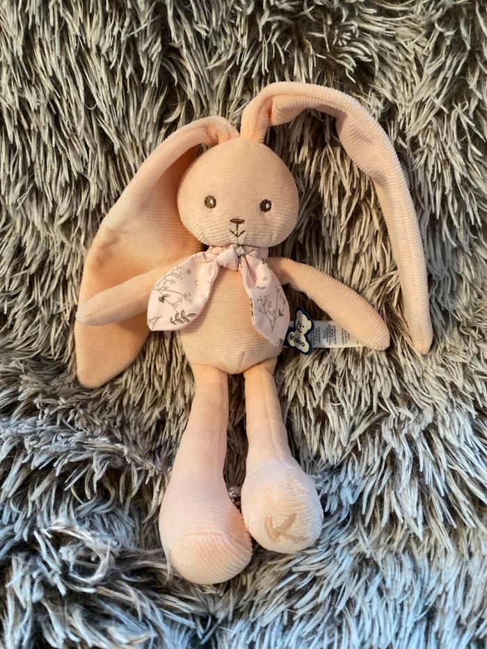 Doudou lapin lapinoo kaloo rose