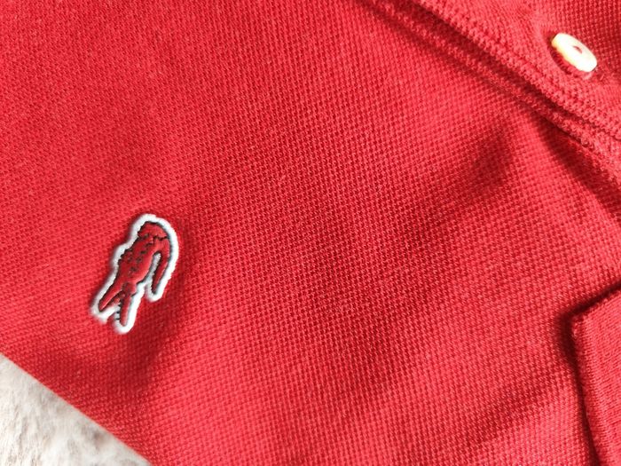 Polo Lacoste rouge femme - photo numéro 2
