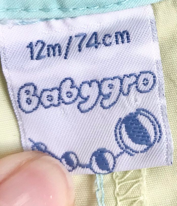 Combishort vert anis 12 mois (Babygro) - photo numéro 4