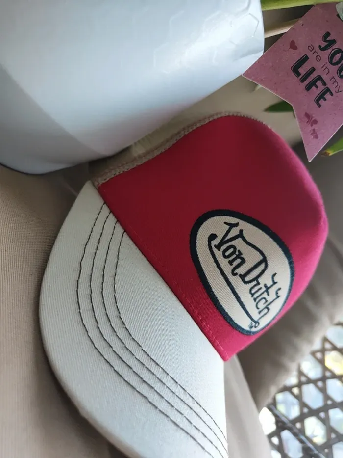 Casquette Trucker Von Dutch beige - photo numéro 4