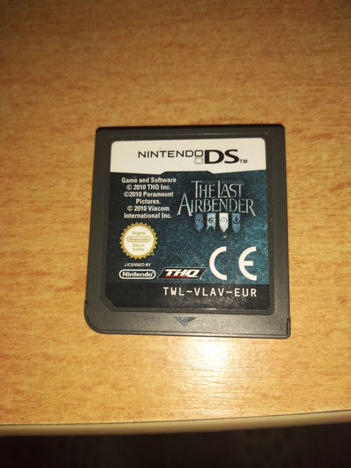 Jeu Nintendo ds the last airbender