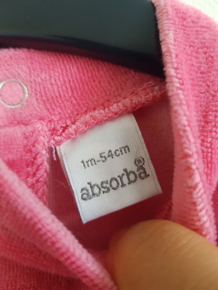 Pyjama en velours taille 1 mois - photo numéro 2