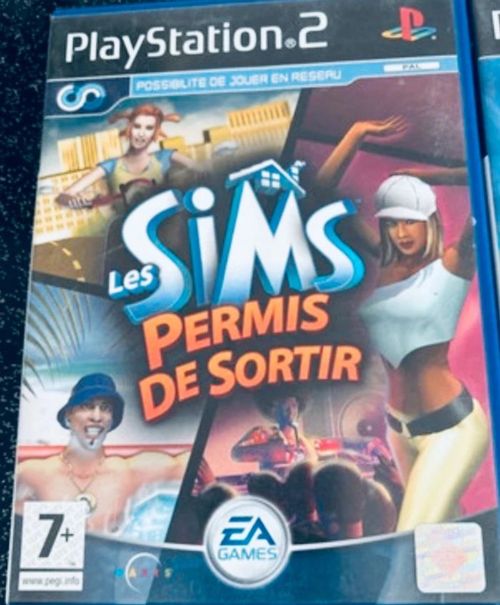 Lot de 3 jeux PlayStation 2 - Les Sims, Charlotte aux Fraises & Alexandra