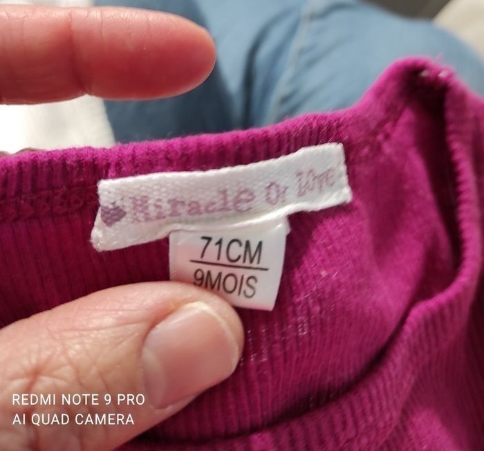 🌸 débardeur 9 mois Miracle of Love - photo numéro 3