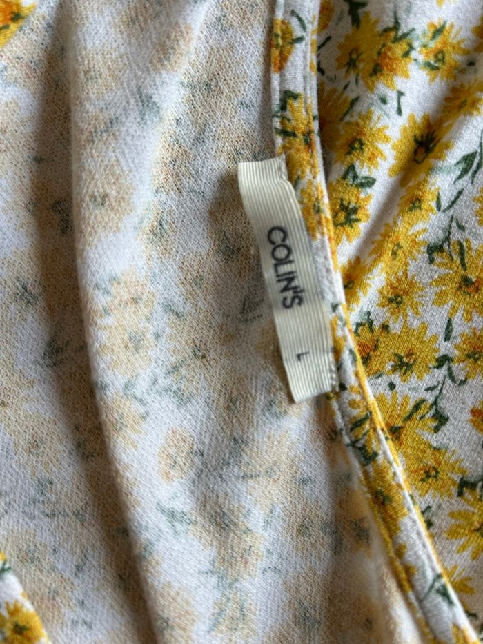 Magnifique robe fleurie jaune L Colin’s - photo numéro 2