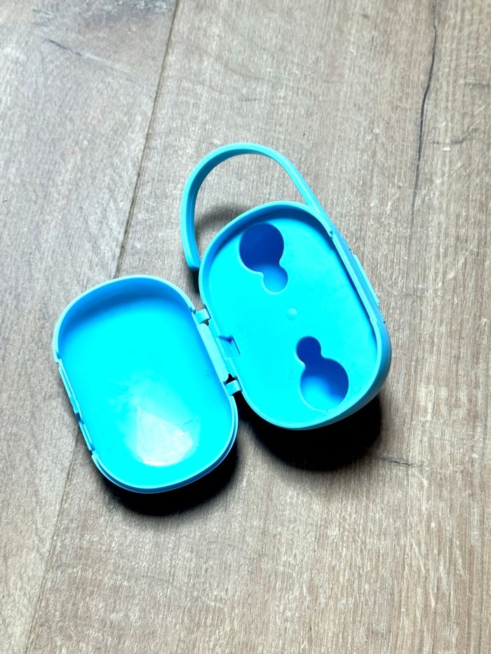 💜 Boîte rangement sucette tétine hippos 💜 - photo numéro 3