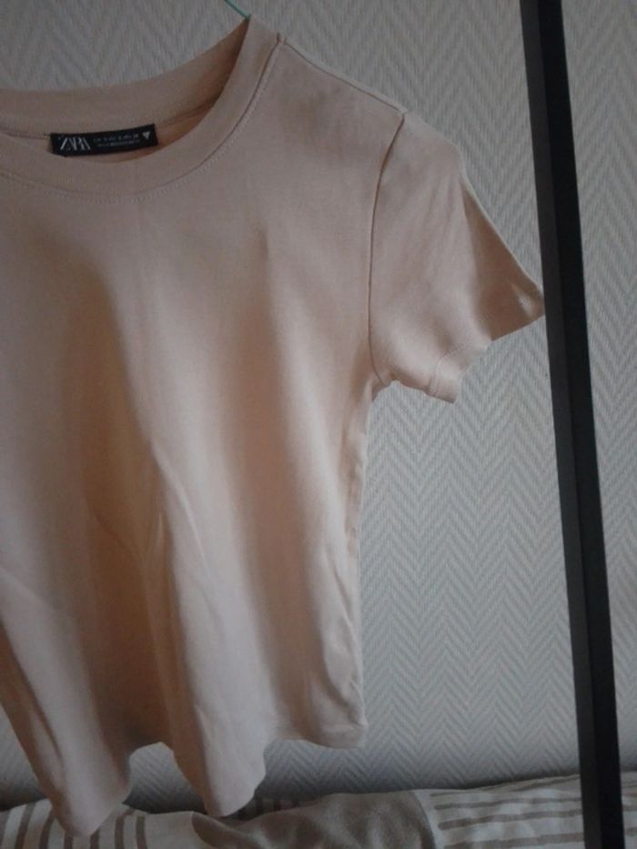 Tee shirt court zara - photo numéro 2