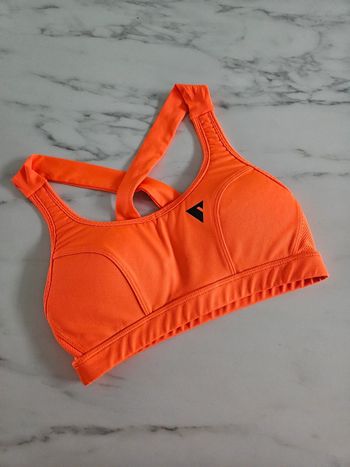 Brassière de sport orange taille XXS