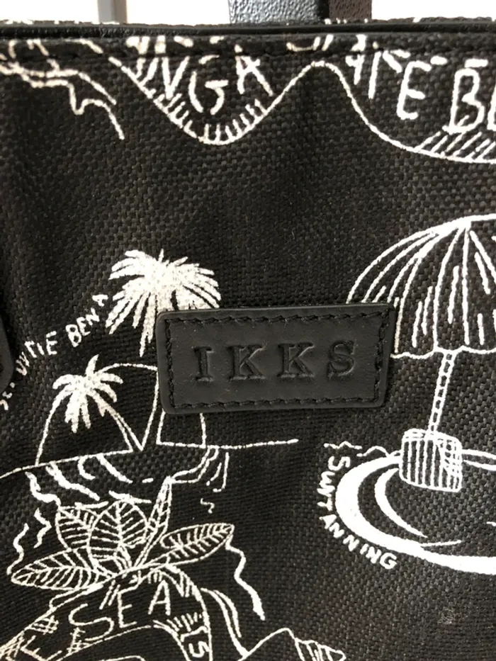 Sac cabas IKKS - noir - photo numéro 2