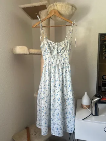 Robe longue fleurie