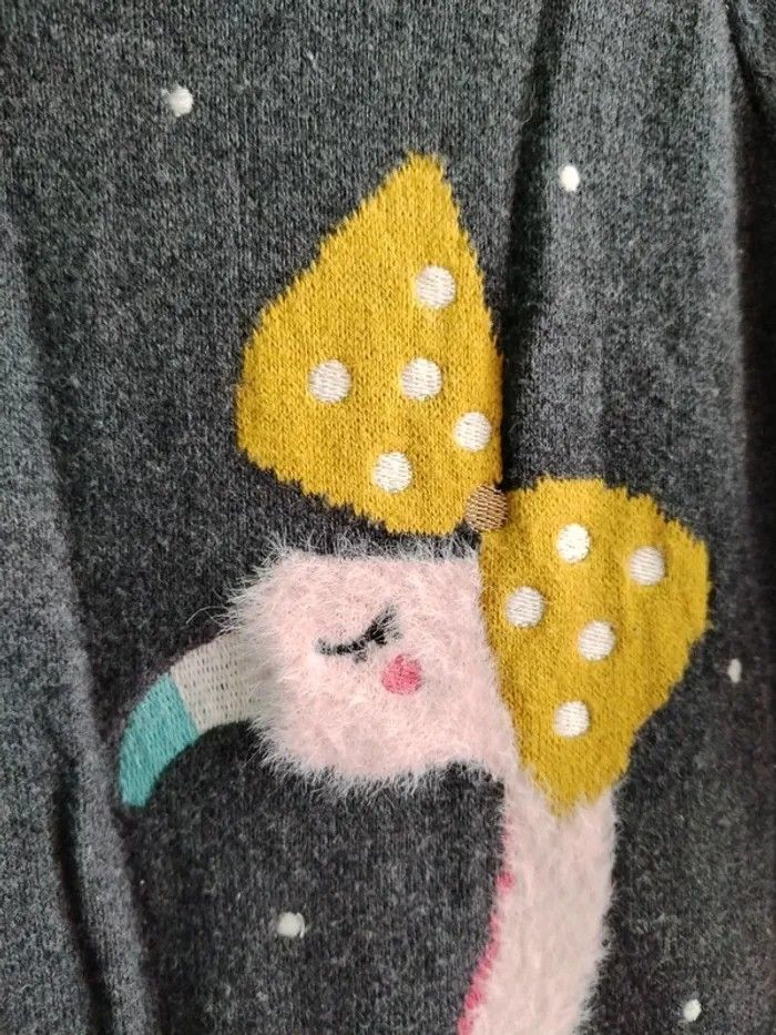 Robe automne/hiver Flament rose DPAM 8 ans - photo numéro 3