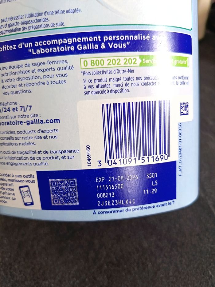 Lait gallia - photo numéro 3