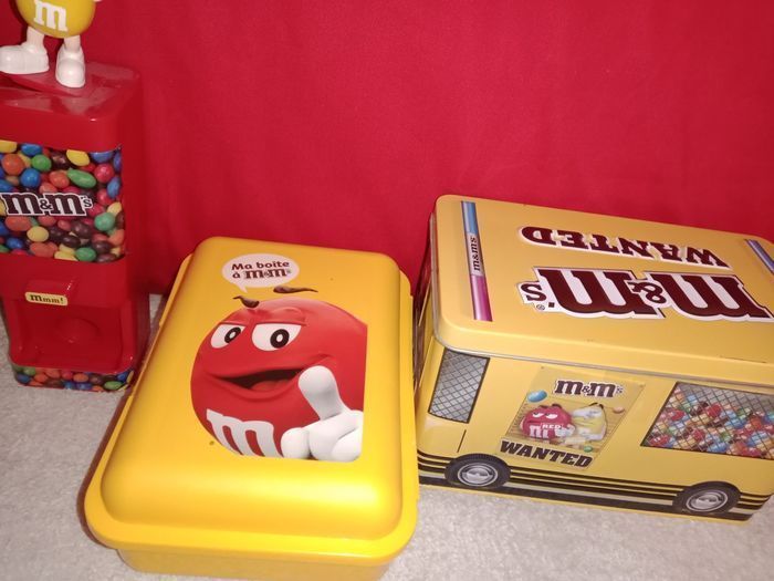 collection M&M's, boîte, lunch box, distributeur - photo numéro 4