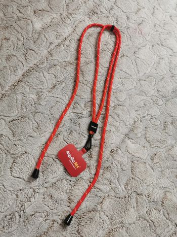 Corde rouge et jaune pour expositions