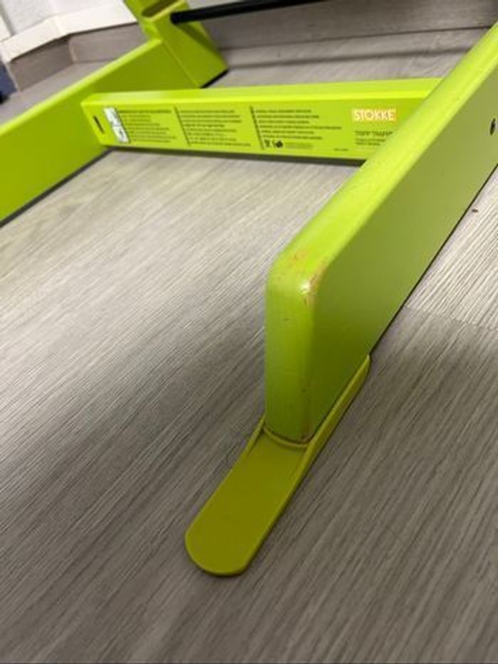 Chaise Tripp Trapp Stokke verte + Babyset - photo numéro 8