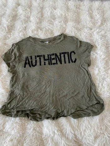 T-shirt court kaki H&M taille S