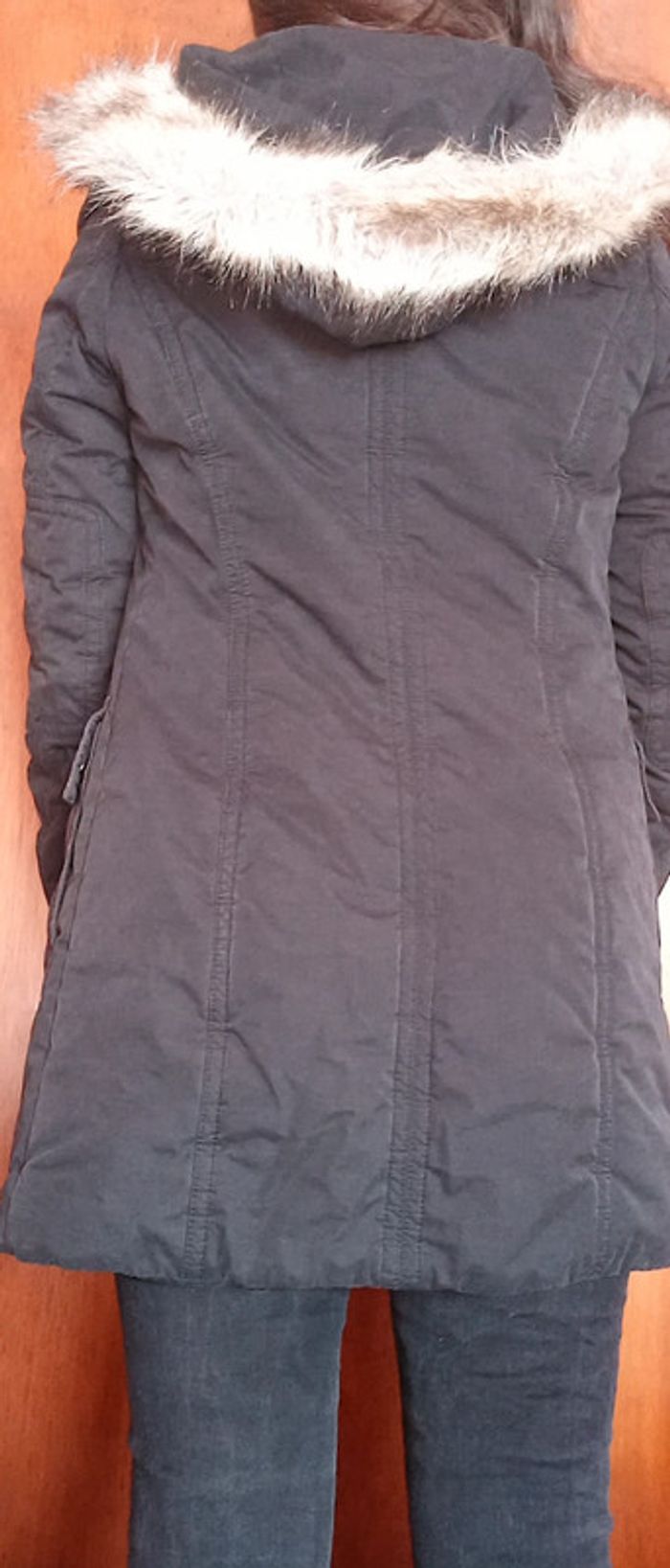 Parka Esprit taille S capuche fausse fourrure - photo numéro 4