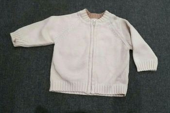 Gilet zippé - 6 mois