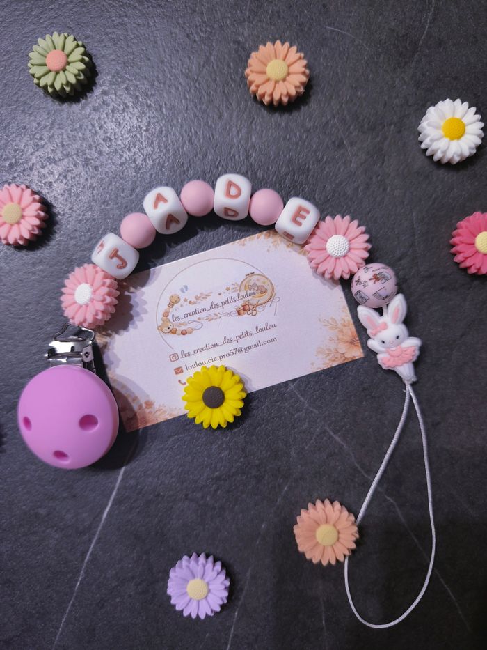 Attache tétine personnalisée - photo numéro 7