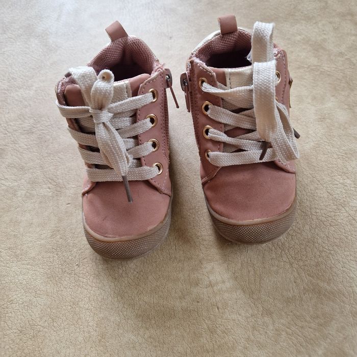 T21 bottines rosé et doré - photo numéro 2