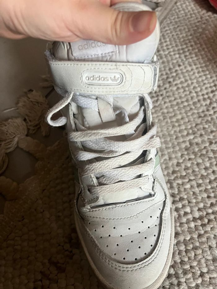 Adidas forum mid vert blanc taille 38 - photo numéro 8