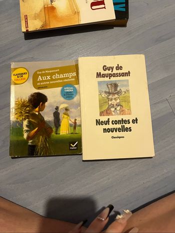 Lot de 2 livre ( Guy de maupassant)