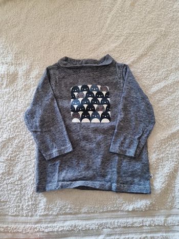 Tee-shirt obaïbi gris chiné