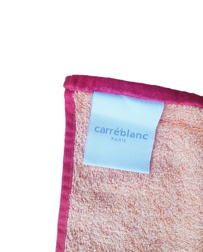 Carré Blanc - Drap de plage en velours de coton - 100 x 170 cm - Neuf ! - photo numéro 5