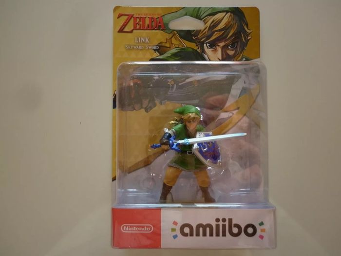 Link Skyward Sword Amiibo Zelda Figurine Interactive Amiibo Wii U, Switch, 3DS
