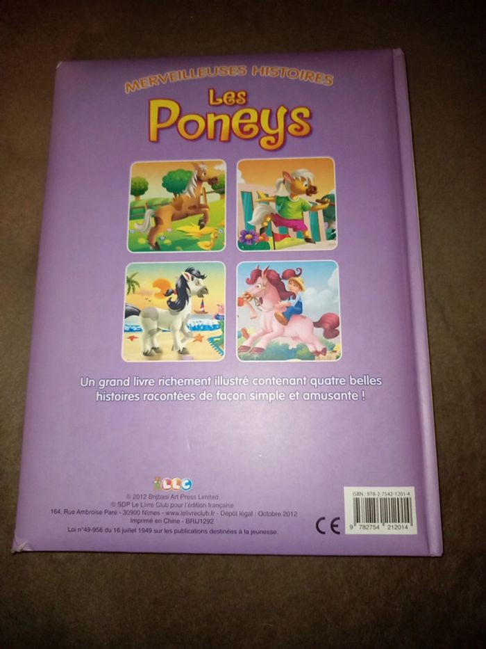 Livre merveilleuses histoires les poneys - photo numéro 2