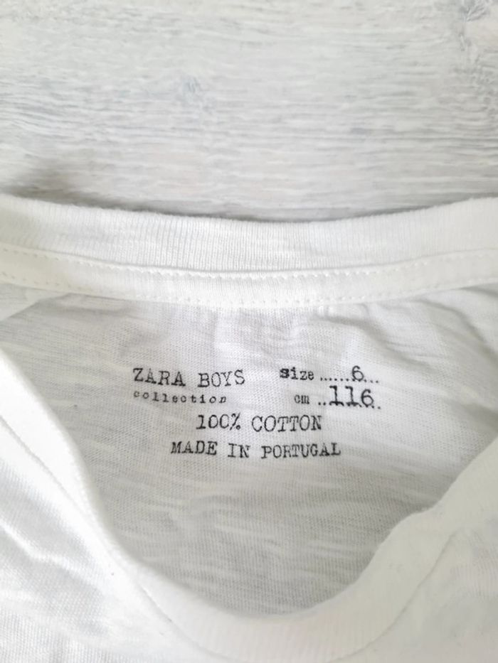 Tee-shirt manches courtes Zara 6 ans minion - photo numéro 3