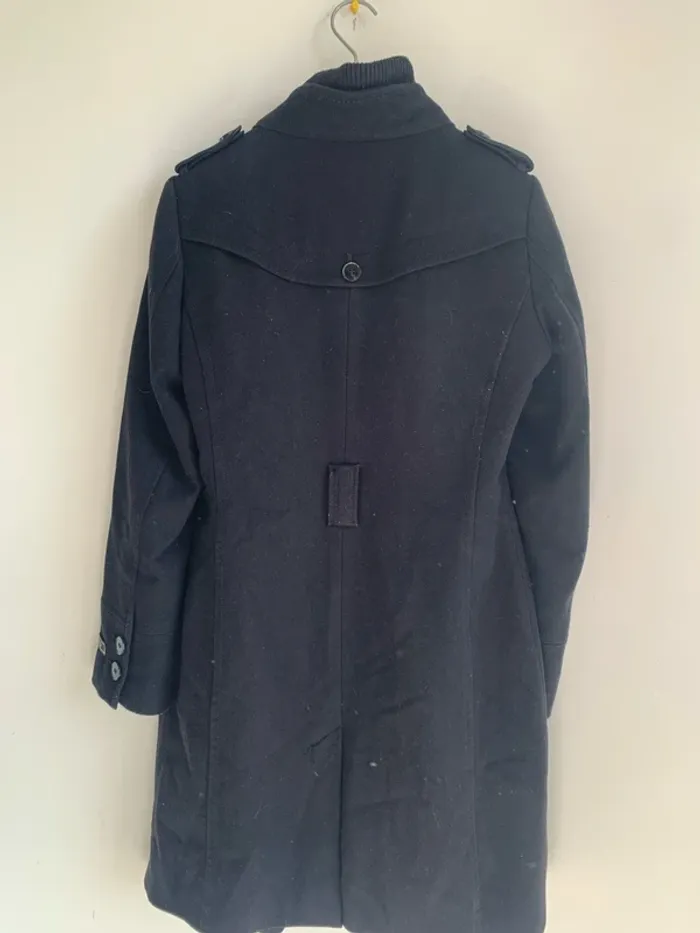 Manteau Esprit noir en Laine - photo numéro 4