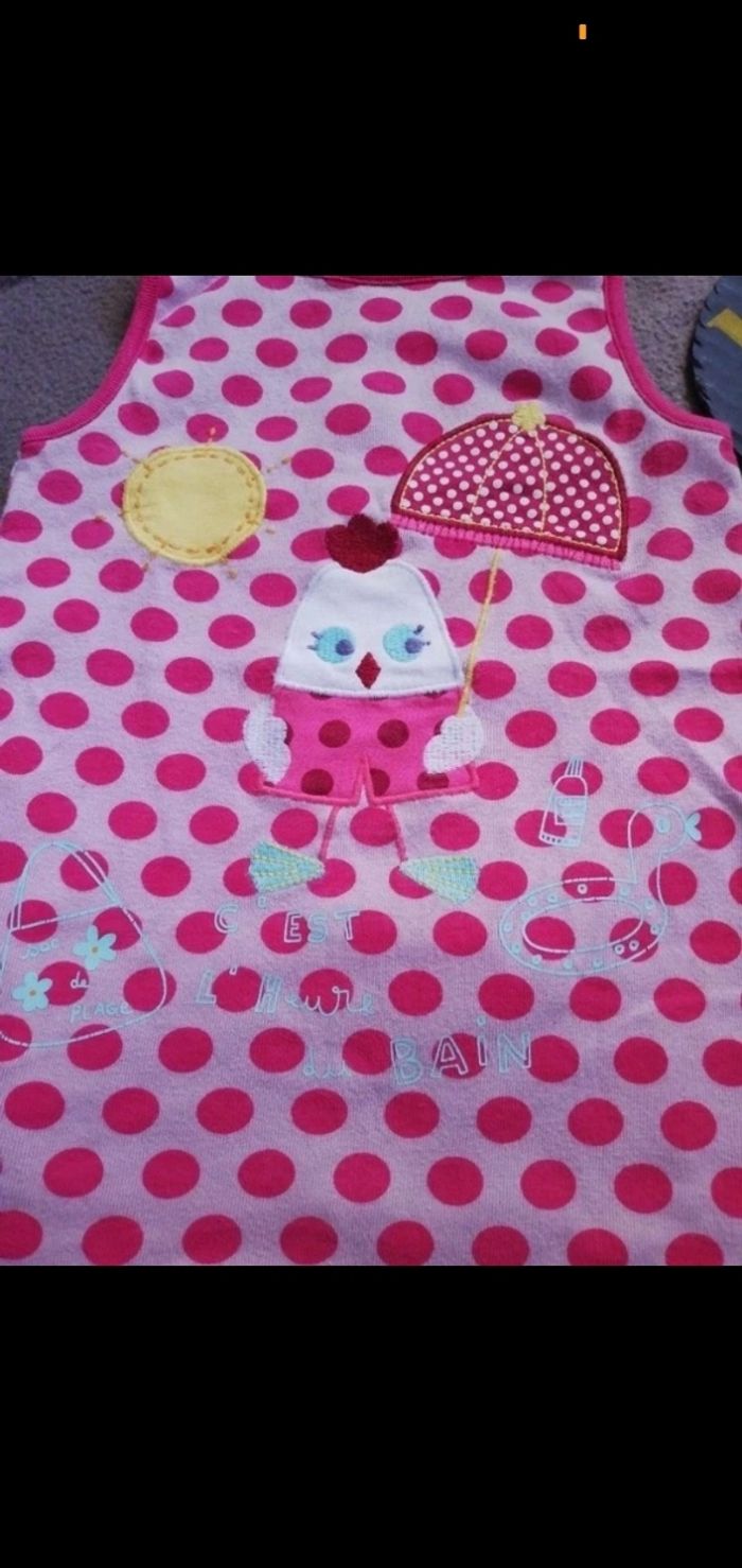 Robe sans manches du pareil au même fille 12 mois - photo numéro 2