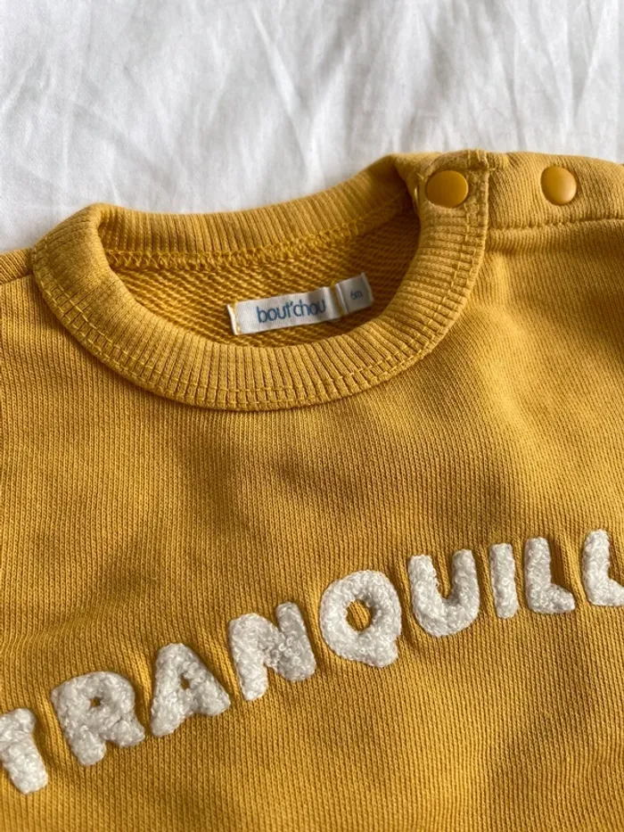 Sweat pull Bout’chou 6 mois - photo numéro 2