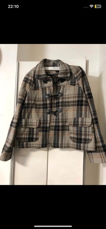 Manteau de laine / duffle-coat. Taille L