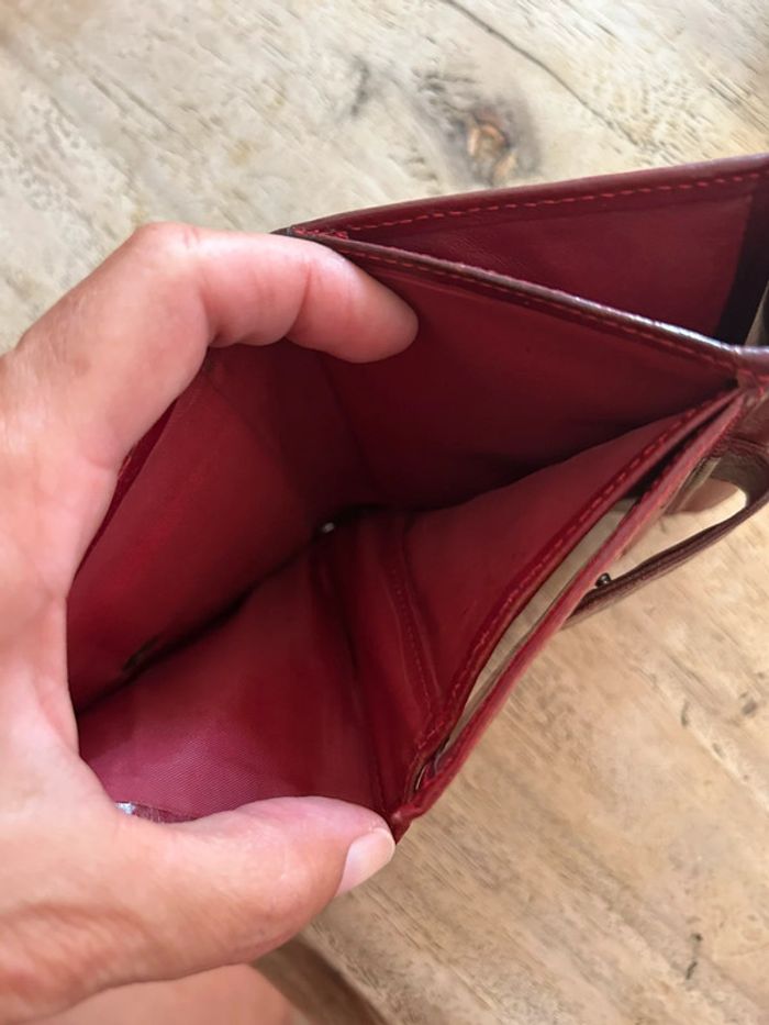 Porte feuille monnaie David jones en cuir - photo numéro 5