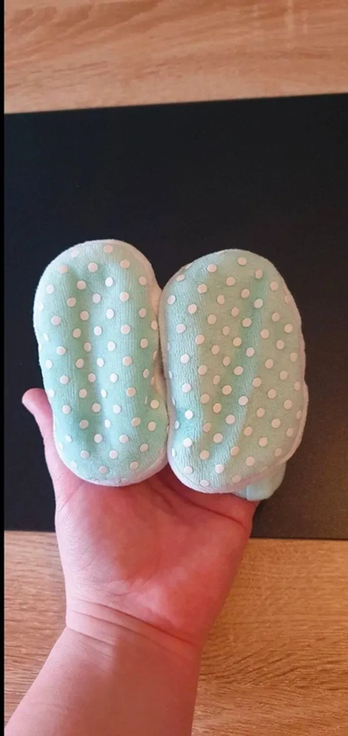 Lot de 2 paires de chaussons bébé - photo numéro 5