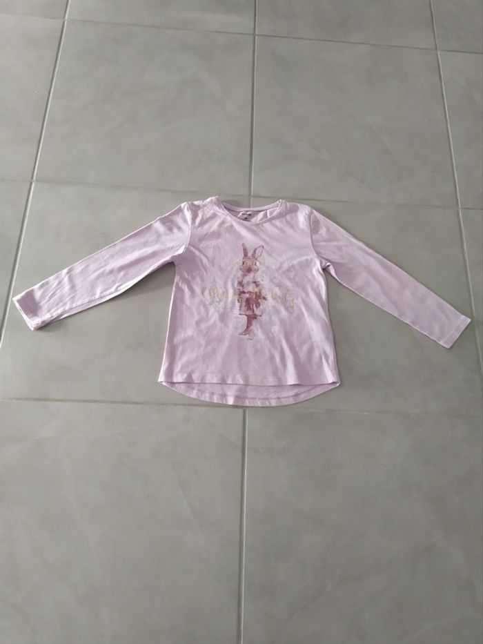 Tee-shirt manches longues fille 6 ans