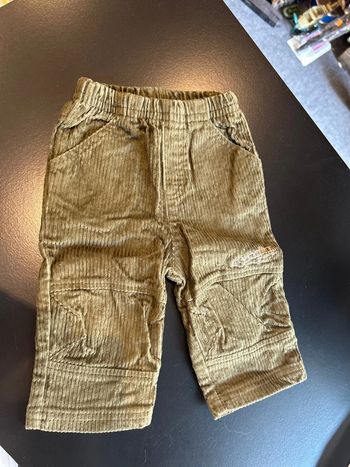 Pantalon vert velours