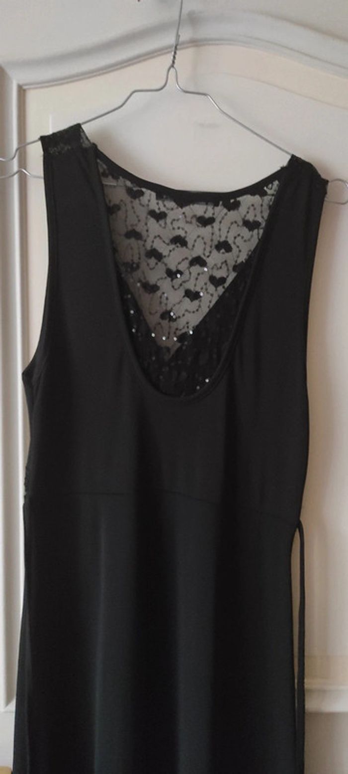 💐Robe noir dentelle et strass  - Fas Paris - taille 3 - neuf juste lavé 💐 - photo numéro 4
