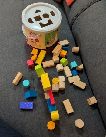 Blocs construction en bois 